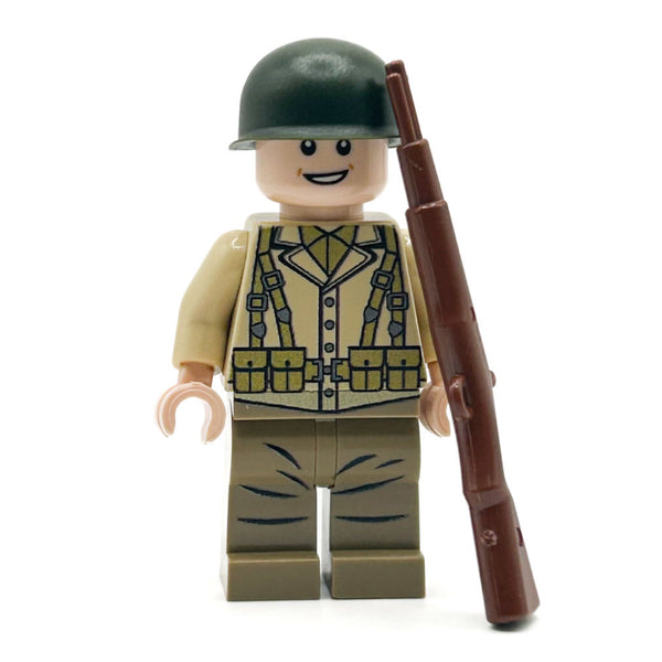 Custom Printed LEGO WW2 American Rifleman Soldier