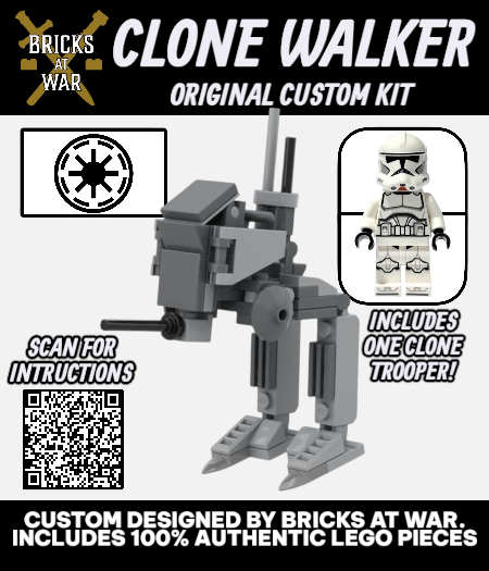 AT-RT Walker with Official LEGO Clone Trooper