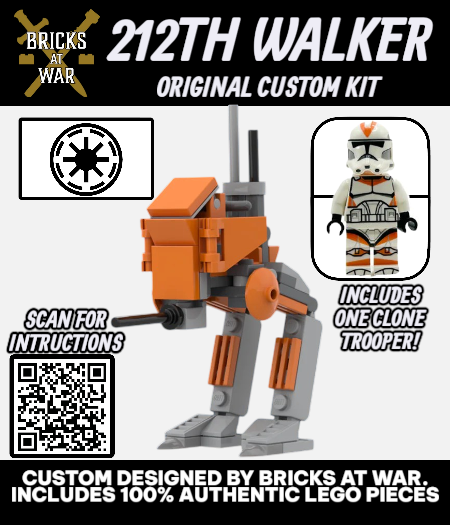 212th Legion AT-RT Walker with Custom 212th Legion Clone Trooper